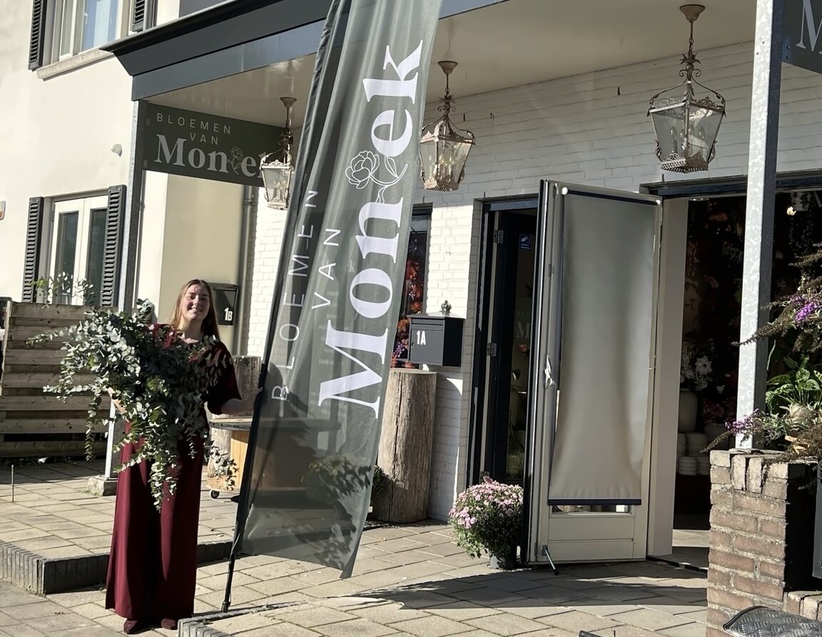 Bloemen van Moniek opent 16 september nieuwe winkel in Groesbeek